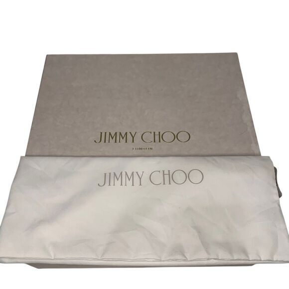 Jimmy Choo Nola Flat Boots Off White EU 37.5 Faux Pearl Studded Lug Sole Zip Up